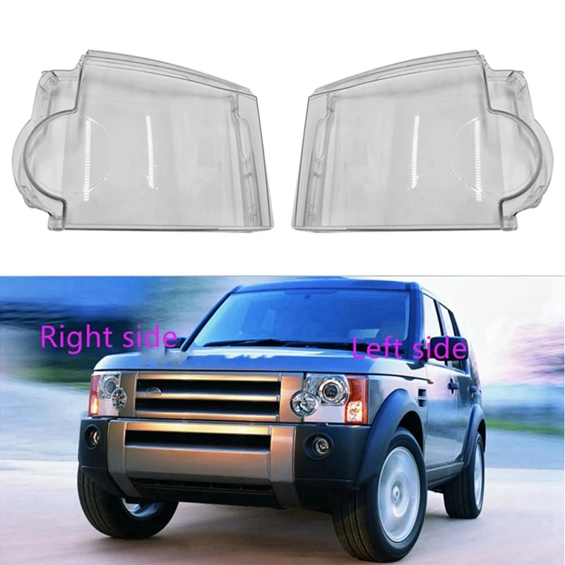 Headlight Cover For Land Rover Discovery 3 LR3 2006-2009 Car Head Light Lamp Lens Replacement