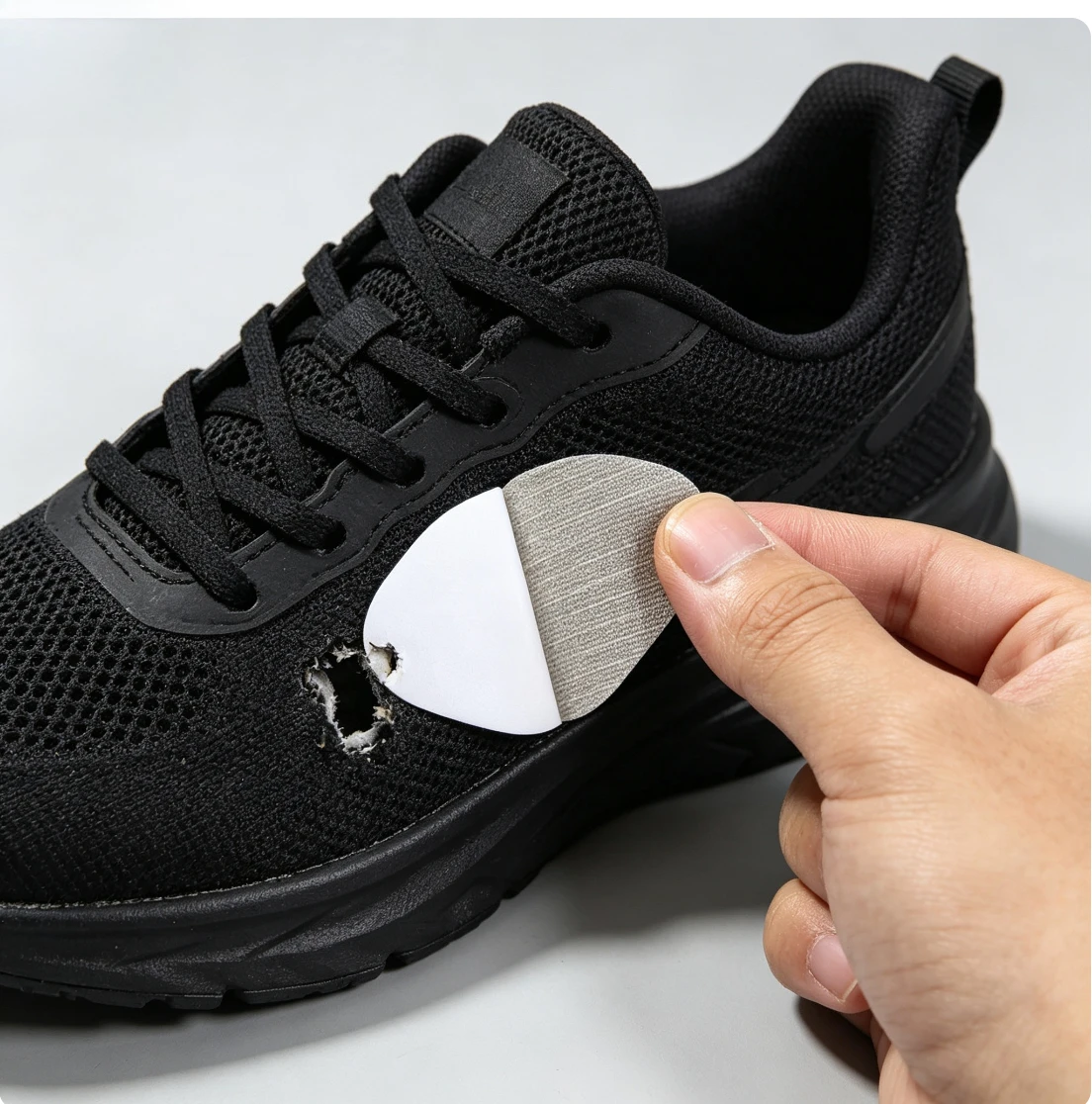 6 Pcs Self-Adhesive Shoe Patches, Strong Waterproof Repair for Holes, Fabric, Mesh, Invisible Shoe Fix, Seamless Shoe Repair