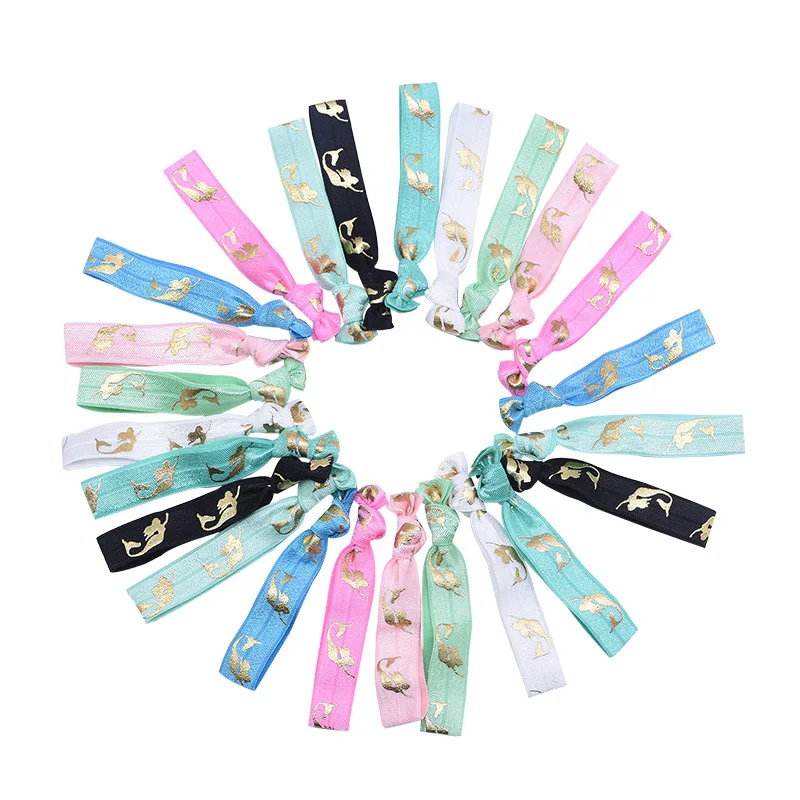 10pcs Unicorn Bracelets Colorful Hair Ties Unicorn Theme Party Decoration Mermaid Trendy Jewelry Women Girls Birthday Party Gift