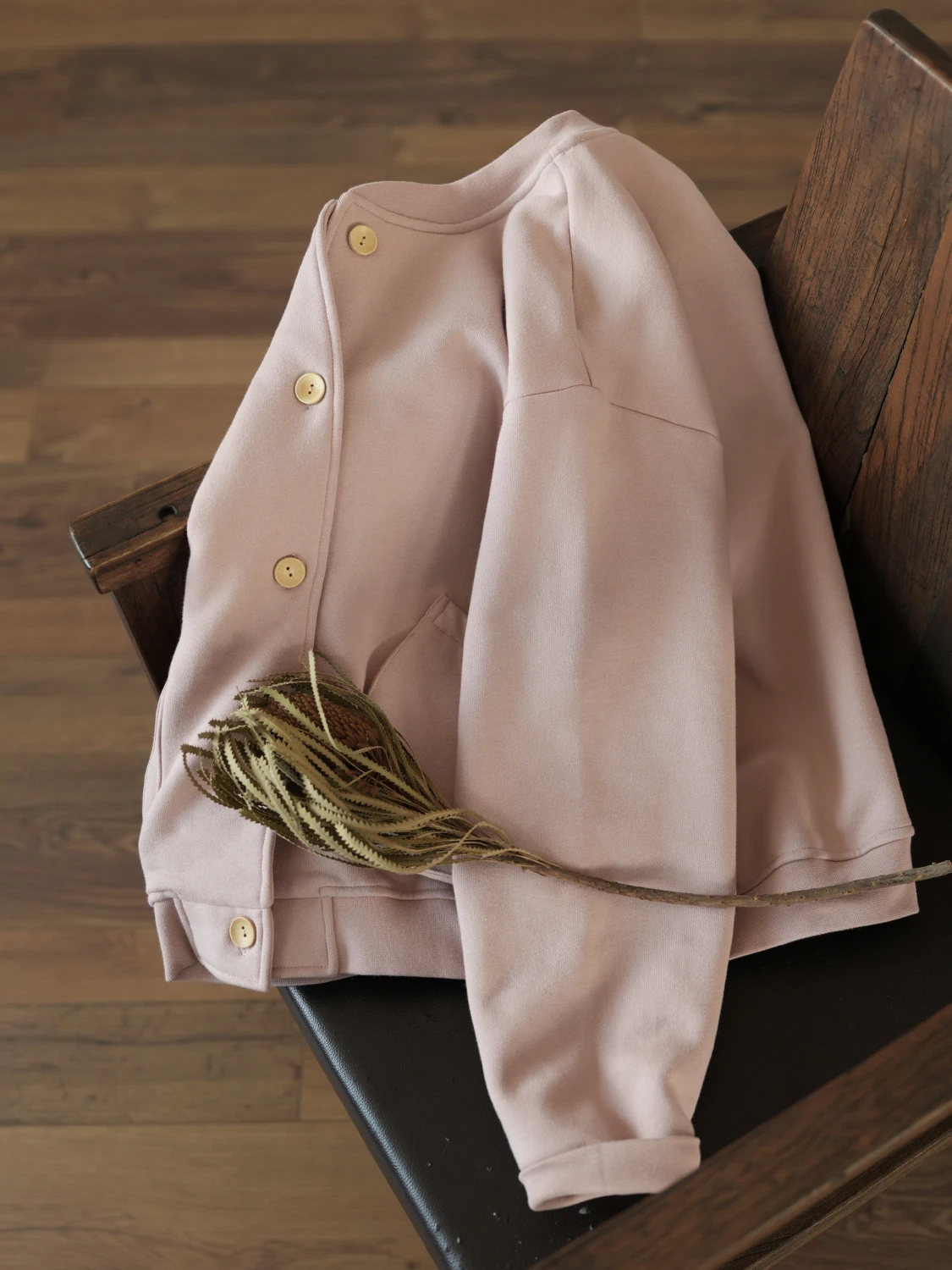 

LRCP Cozy Fce Lined Oversized Hoodie Jaet Women's Commute Sle Inner Silent Place Collection Stand Collar Long Sve