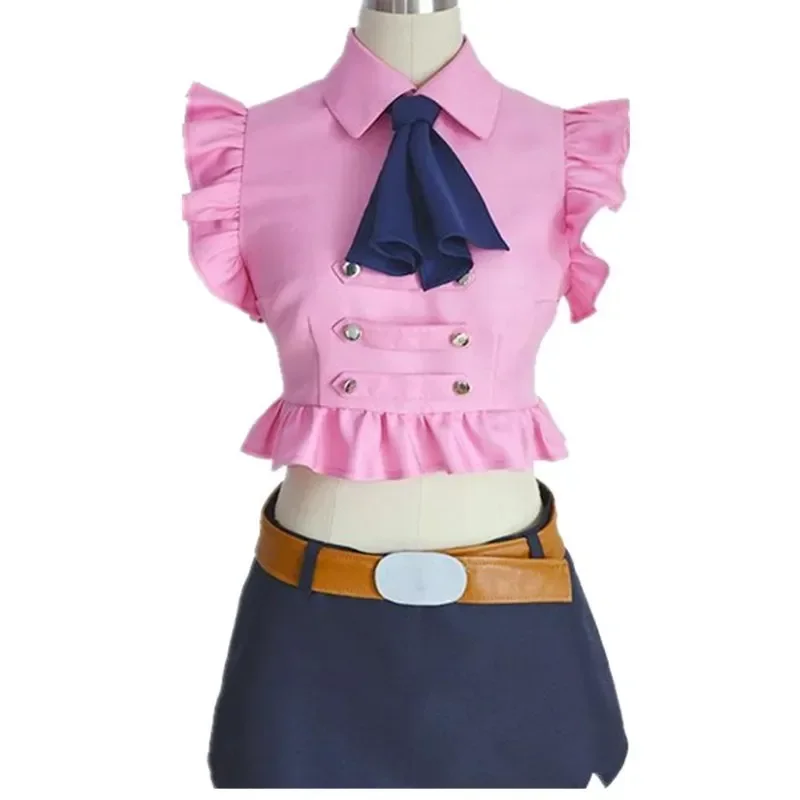 The Seven Deadly Sins Cos Clothes Sins Heroine Elizabeth Cos Female Short Dress Four Sets of Cosplay Costumes in Stock