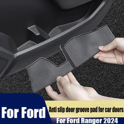 For Ford Ranger 2024 modified car door anti slip door groove pad car interior decoration product dustproof and easy to clean