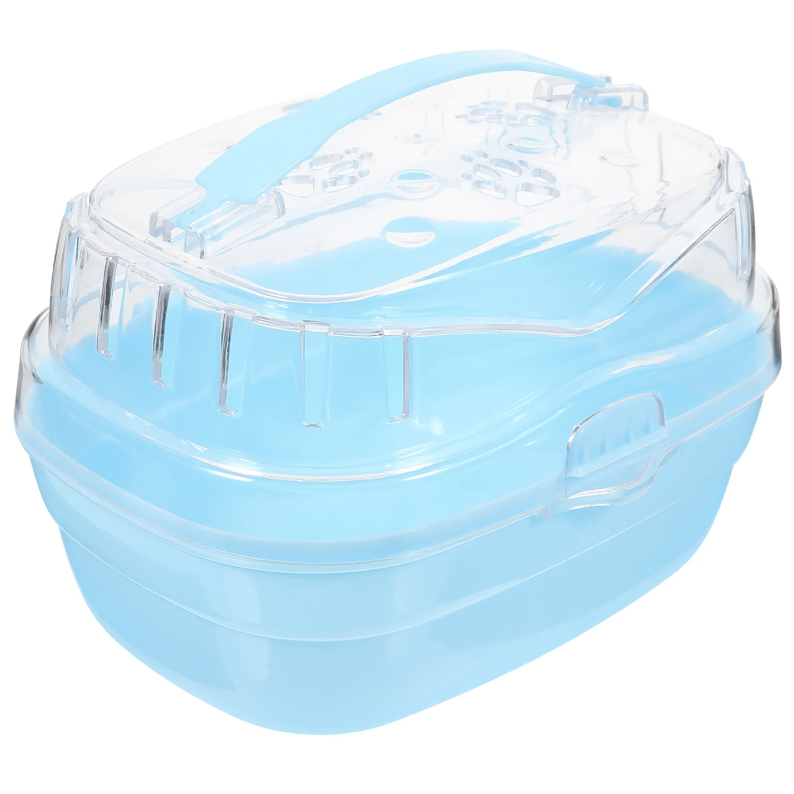 

Portable Transparent Hamster Carrier Stylish Small Pet Travel Cage Outdoor Carrying Box Safe Ventilated Hamster Travel Case