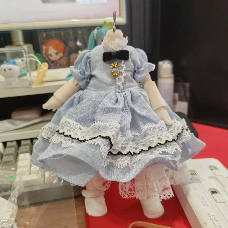 1/6 BJD 인형 의상, 앨리스 시리즈 블루 페더 콘서트, 새로운 중국풍 귀여운 정교한 액션 인형 드레스
