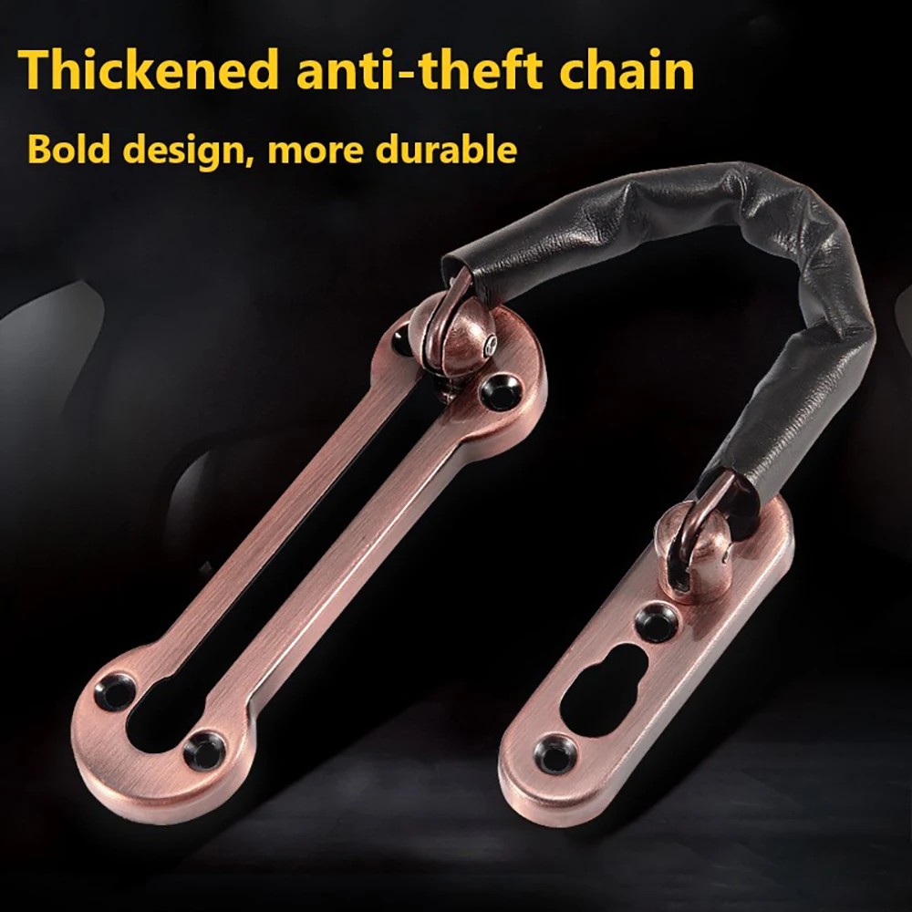 

Anti-theft Stainless Steel Hotel Home Door Chain Latch Safety Guard Security Lock Security Limiter Tools Hardware for Home Door