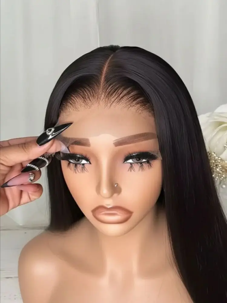 HD Lace Front Human Hair Wigs Straight 13x4 13x6 Transparent Lace Frontal Human Hair Wigs Pre Plucked HD Lace Wigs For Women