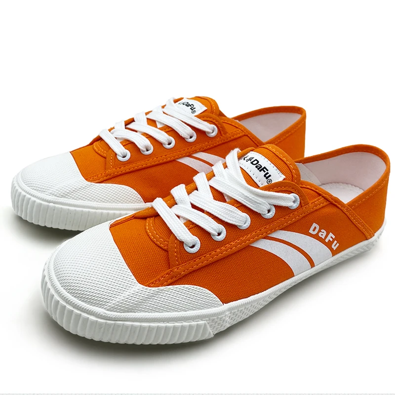 Dafu Original Shaolin Kungfu Shoes Orange New Improved  Men Women Sneakers