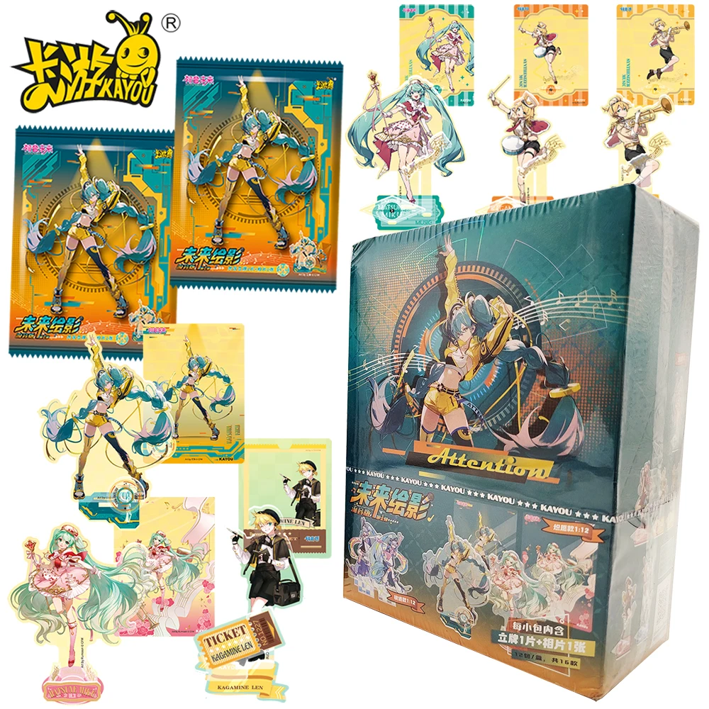 

Original Kayou Hatsune Miku Shining Virtual Idol Creative Stand Acrylic Figure Christmas Model Ornament Children Cherish Gifts