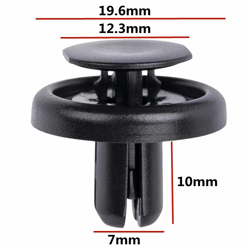 OEM 20Pcs For 7mm Hole OE: 90467-07215 9046707215 Push Type Car Replacement Fasteners Fender Bumper Rivets And Clips