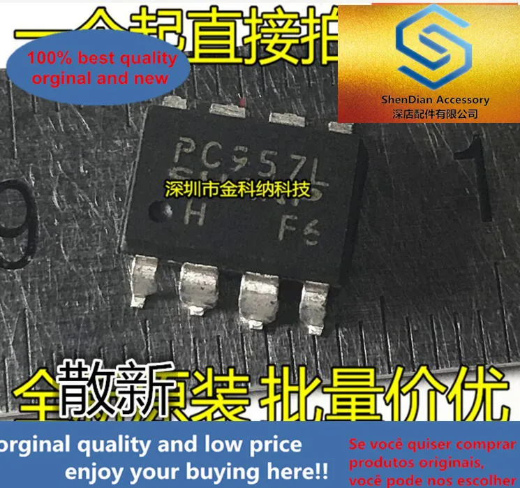 10pcs only orginal new PC957L SOP-8 patch PC957 optocoupler isolator