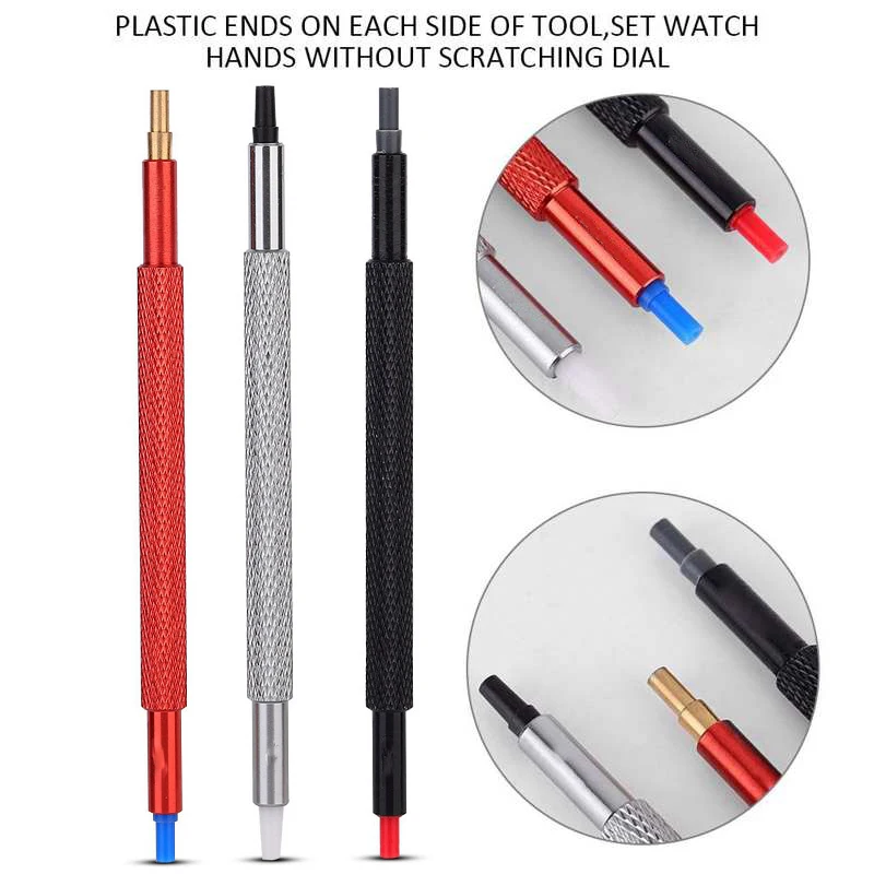 3PCS Watch Hand Pressers Pusher Fitting Set Kit Watchmakers Watch Repair Tool Kits Double-ended Needle Pen And Needle Set