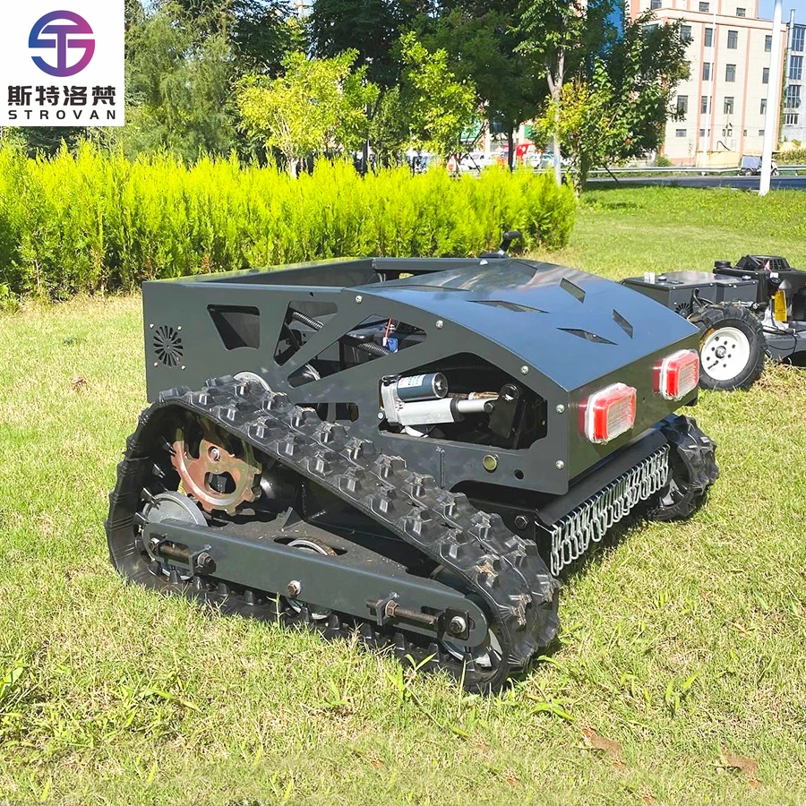 

STLF WJW Crawler Remote Control Lawn Mower Court Lawn Mower Agriculture and Forestry Orchard Self-propelled Lawn Mower