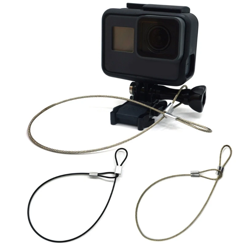 Safety Strap Stainless Steel Tether Lanyard Wrist Hand 30cm For Camera New