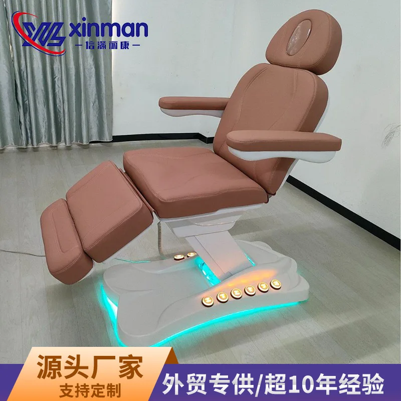 

Electric bed with lamp hospital special medical aesthetic plastic injection bed multi-functional lifting pattern embroidery eyel