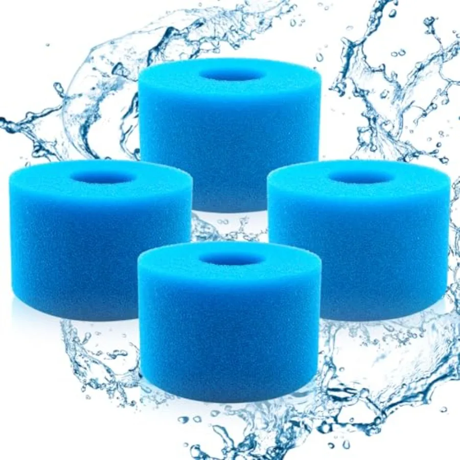 Éponge filtrante Type A, 4 pièces, filtre éponge en cartouche, filtre de pompe de piscine, éponges de filtration Type S1, filtres en mousse