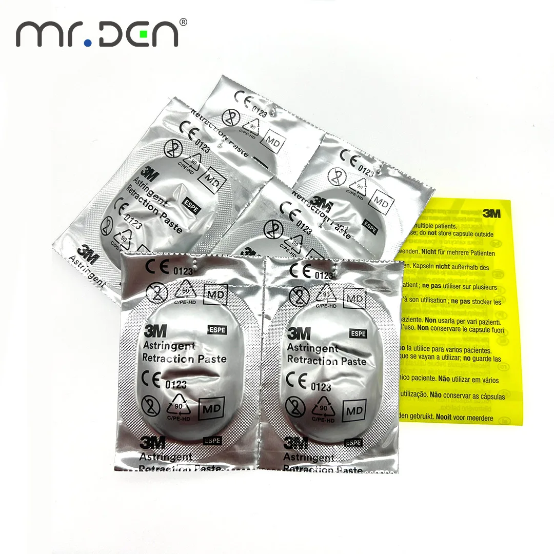 

MR DEN 3M ESPE Astringent Retraction Paste Capsule Hemostatic Gum Drainage Dental Oral Surgery Material