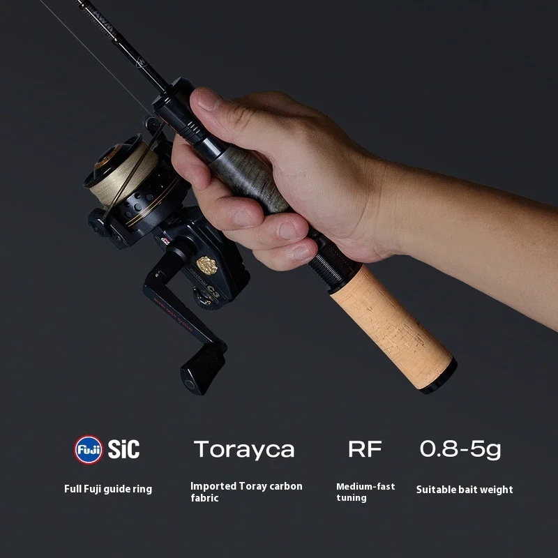 Caña fibra carbono AWM Yagan Stream Ejection ultraligera 4 tramos - imagen 2