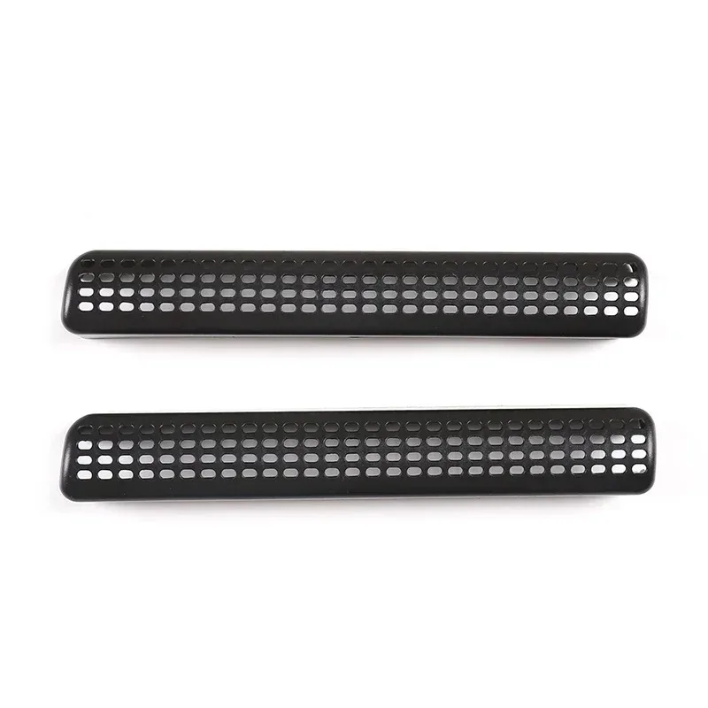 For Mercedes Benz C E Class GLC W205 W213 X253 2015-2021 ABS Black Car Seat Under Air Outlet Cover Trim Interior Car Accessories 2
