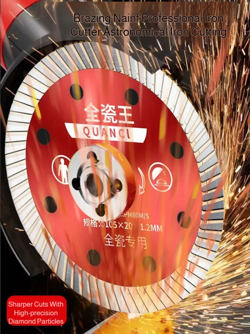Ceramic Diamond Saw Blade Cutting Disc, Ultra-Thin Ceramic Tile Processing Angle Grinder, Ceramic Tile Cutting Diamond Saw Blade