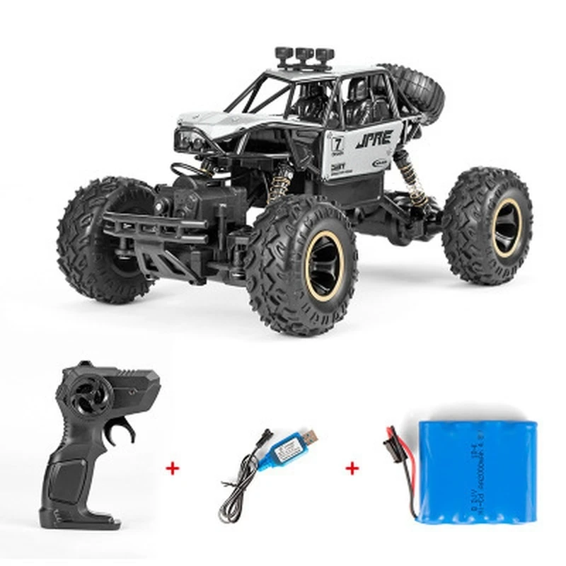 New 6241 Electric High-Speed 1:16 Off-Road Vehicle Alloy Remote Control Climbing Car Wireless Remote Control Toy Holiday Gift