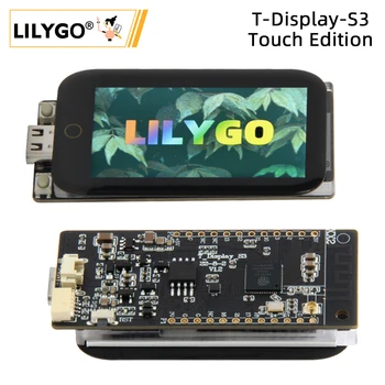 LILYGO® T-Display-S3 Touch Edition タッチスクリーン開発ボード,T-Display-S3インチLCDディスプレイ付きESP32-S3ワイヤレスモジュール,wifi,Bluetooth 1.9,5.0