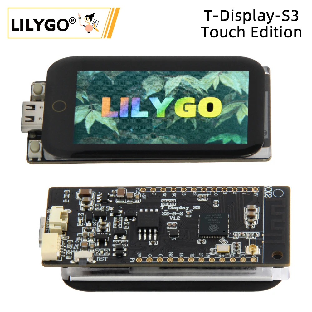 LILYGO® T-Display-S3 Touch Edition dotykowy edycja ESP32-S3 płyta rozwojowa 1.9 cal ST7789 wyświetlacz LCD WIFI Bluetooth 5.0 moduł bezprzewodowy