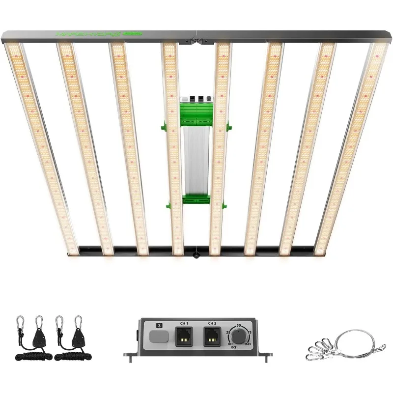 FC-E1000W Foldable Bar Style Led Grow Lights for Indoor Plants Diode Full Spectrum Growing Lamp 1000Watt 5x5FT Dimmable