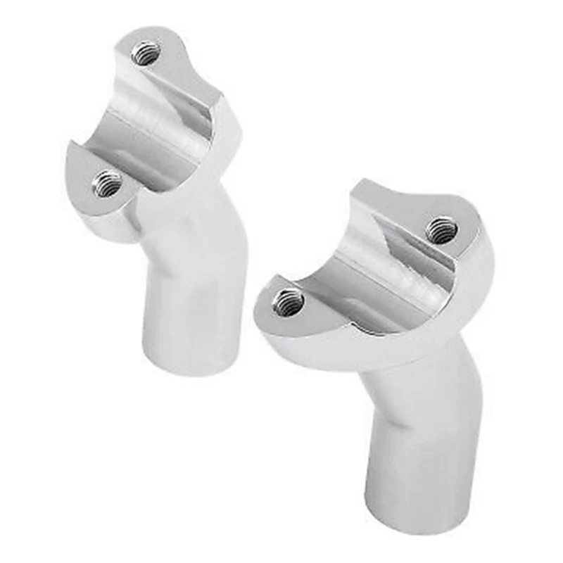 3.5Inch Tall Pullback Handlebar Risers For  Softail Dyna Sportster Touring Pullback Aluminum Straight