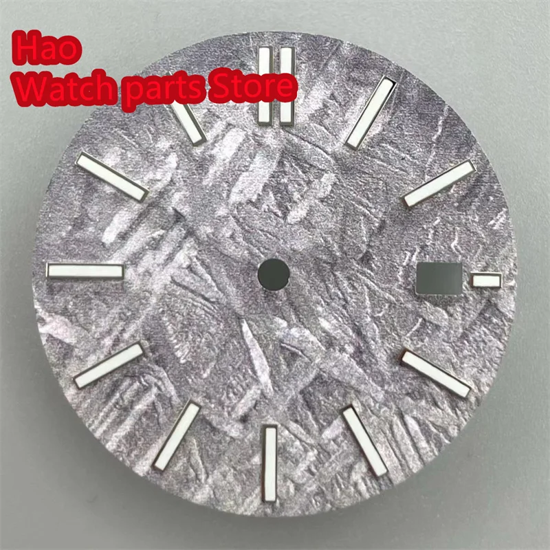 회색 시계 다이얼 발광 다이얼, ETA NH35 2824 미요타 8205 8215 821A 밍주 DG2813 3804 Seagull ST1612 PT5000 무브먼트에 적합, BL 31mm