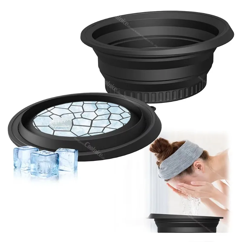 

Ergonomic Design Silicone Facial Beauty Tools Ice Bath Face Plug Bowl