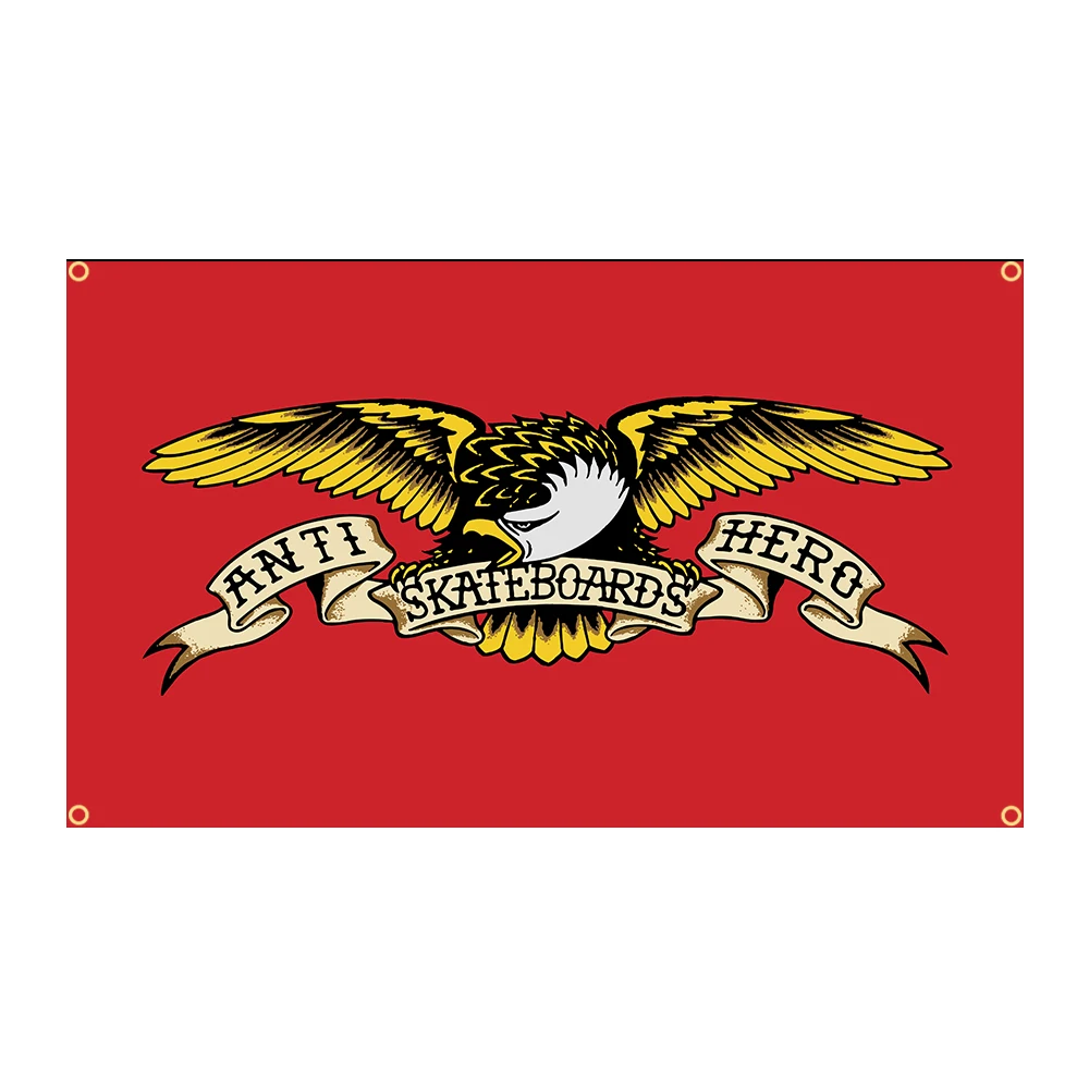 90x150cm Anti Hero Classic Eagle Skateboard Deck Flag Banner Decoration FLAGCORE