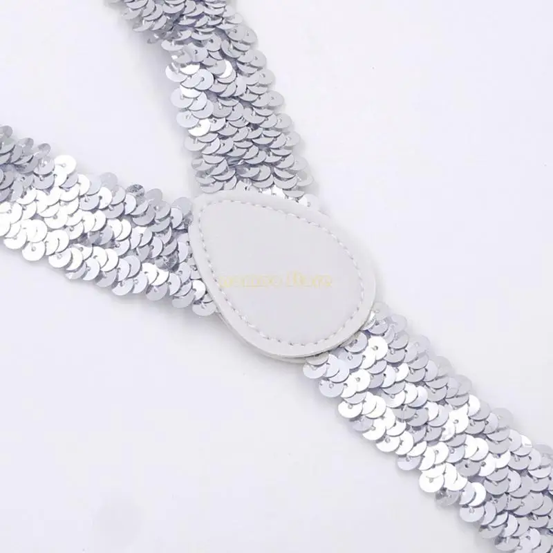 31BF الحمالات الترتر للتنورة الجينز مرونة واسعة Y شكل الحمالات الخلفية للرجال امرأة الثقيلة حزام هدايا عيد الميلاد