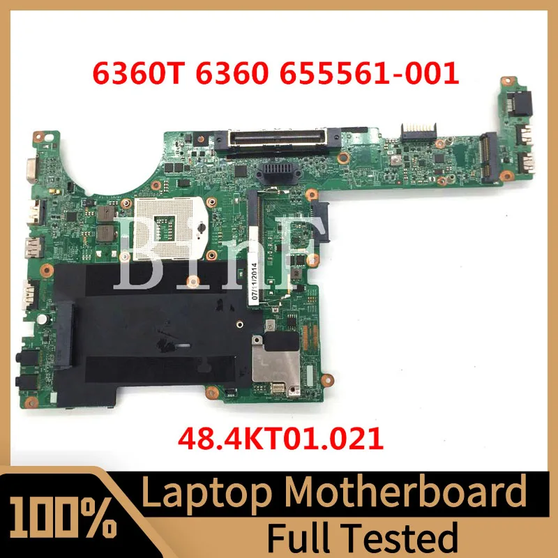 

655561-001 658312-001 Mainboard For HP Probook 6360T Laptop Motherboard 10238-2 48.4KT01.021 HM65 DDR3 100% Tested Working Well