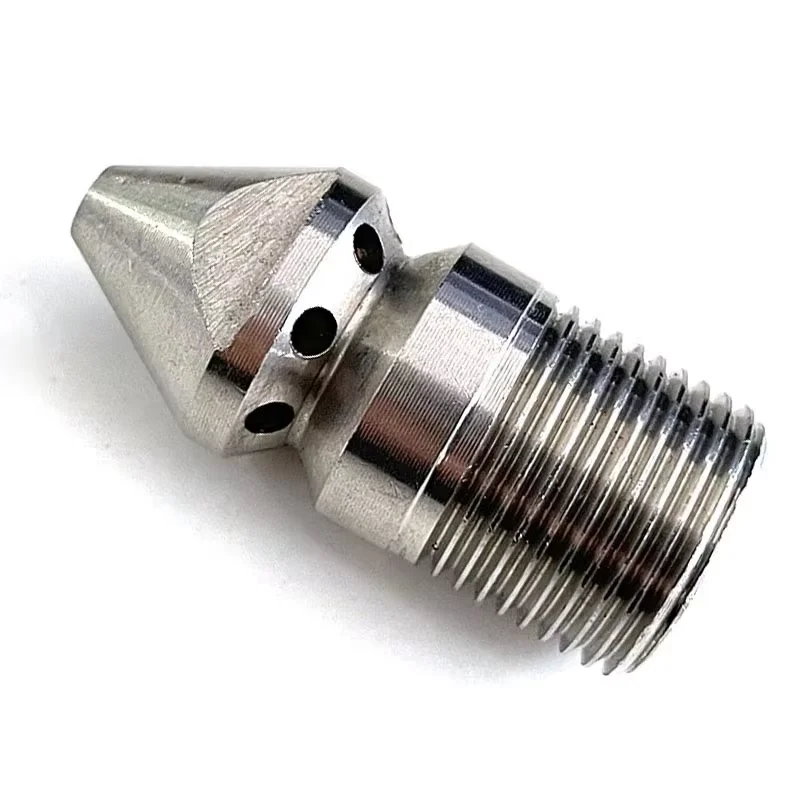 4Jet High Quality Forward Hole Cleaning Nozzle Pressure Washer Drain Sewer Cleaning Pipe Spray Nozzle Rotary Cleaning Nozzle