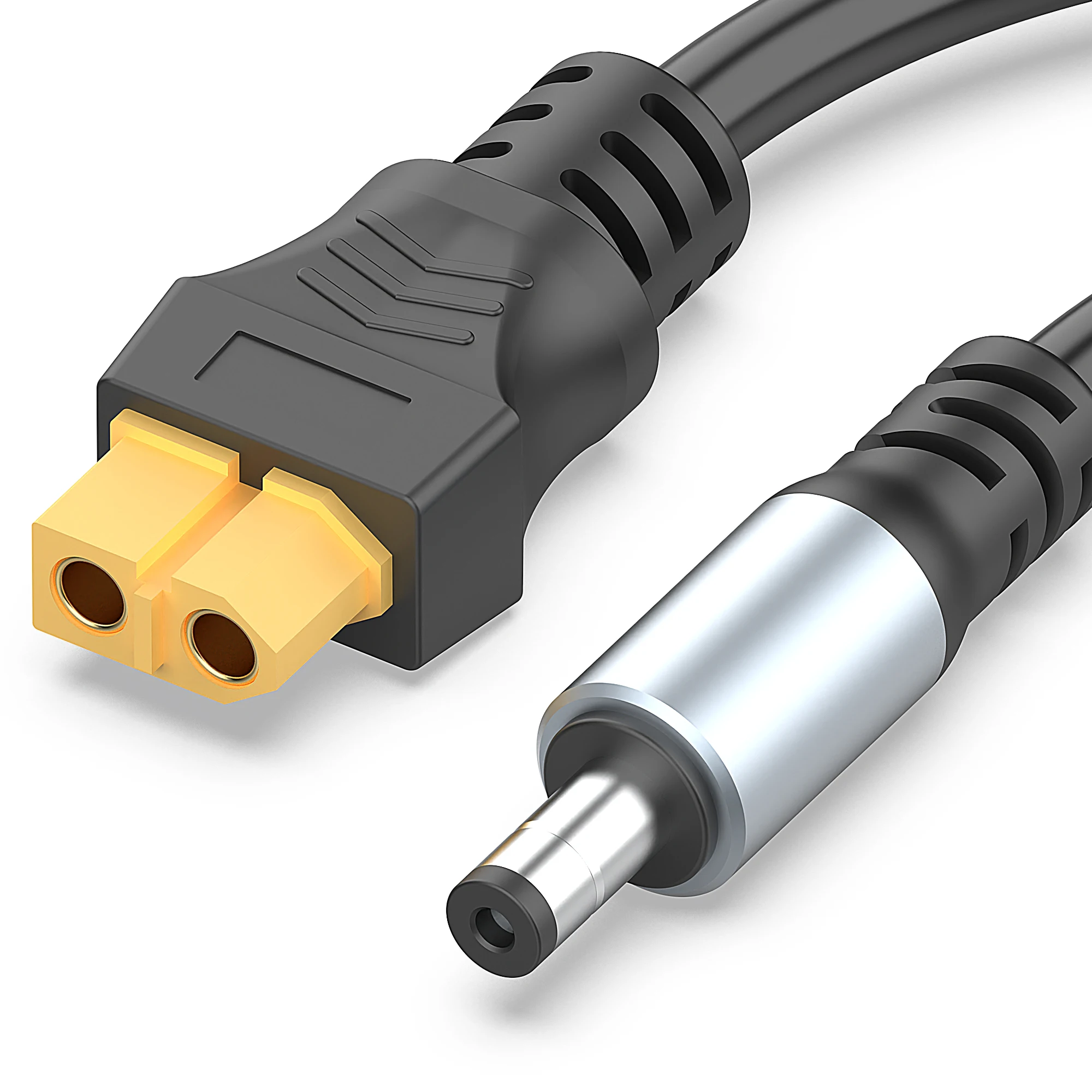 16AWG XT60-Buchse auf DC5521-Stecker, Stromkabel-Adapter für Solarkraftwerk und Laptops