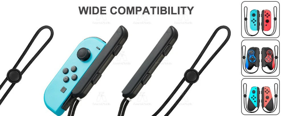 Handschlaufe für Switch/Switch OLED Joycon Ersatzteile Joy Con Controller-Aufsatz Handschlaufe Lanyard Gaming-Zubehör – Detail 1