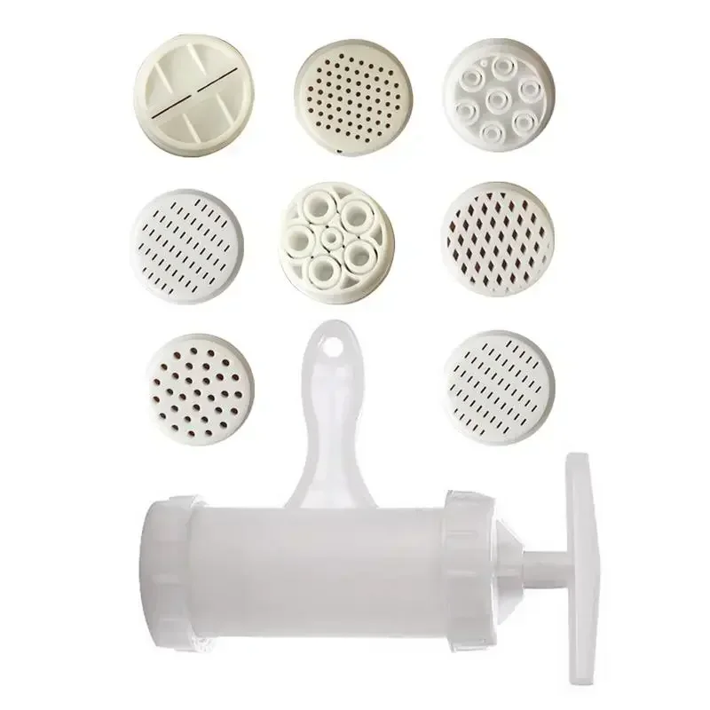 Macarrão macarrão macarrão 7 doméstico manual-operado com plástico em forma de e máquina fabricante de prensagem moldes fabricante