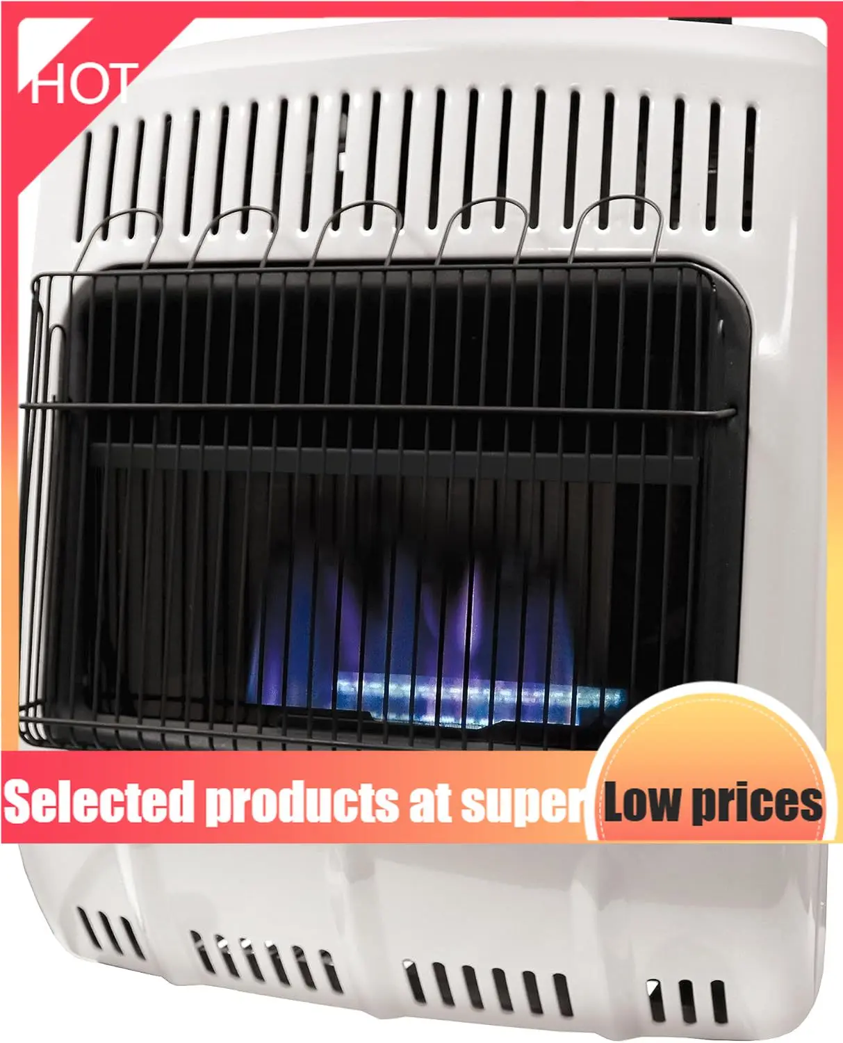 

Competitive Item-20,000 BTU Vent Free Blue Flame Dual Fuel Heater