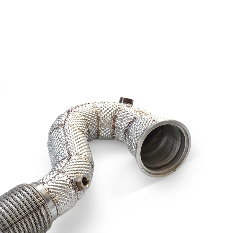 High-flow Pipe Power Upgrade RS3 TTrs 2.5T 2017-2021 Stainless Steel Exhaust System Downspout Converter