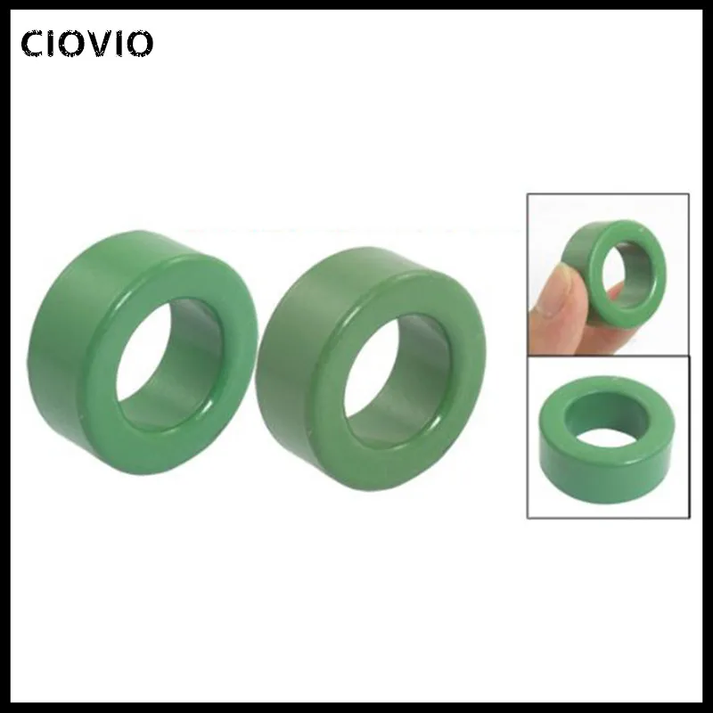 CIOVIO 10pcs 31x19x13mm Green Iron Toroid Ferrite Core Used Widely in Inductors Power Transformers Welding Transformers