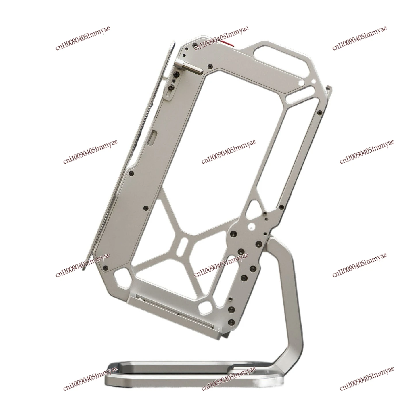 Open ITX Aluminum Alloy Computer Rack Case Adjustable Elevation Angle