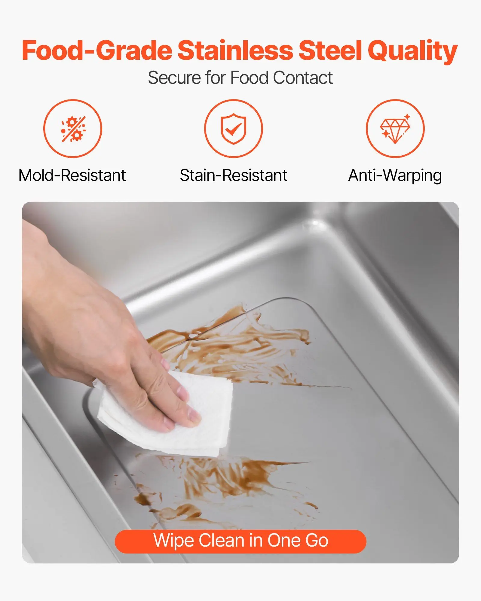 Profesjonalny podgrzewacz do żywności 1200W, elektryczny, ze stali nierdzewnej, parowy, szybkie nagrzewanie, blatowy, do restauracji, typu bain-marie.