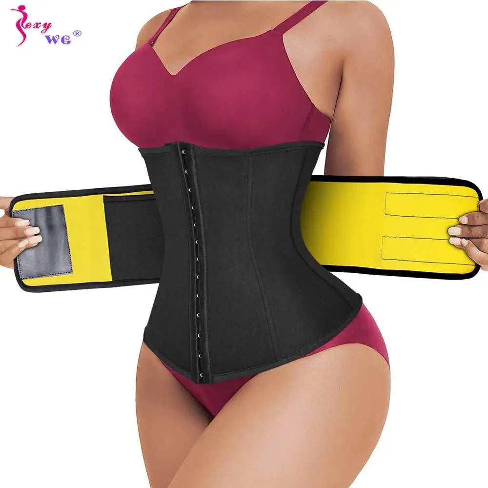 SEXYWG Waist Trainer for Women Weight Loss Belly Belt Waist Cincher Slimming Band Neoprene Girdles Corset Fat Burner Body Shaper