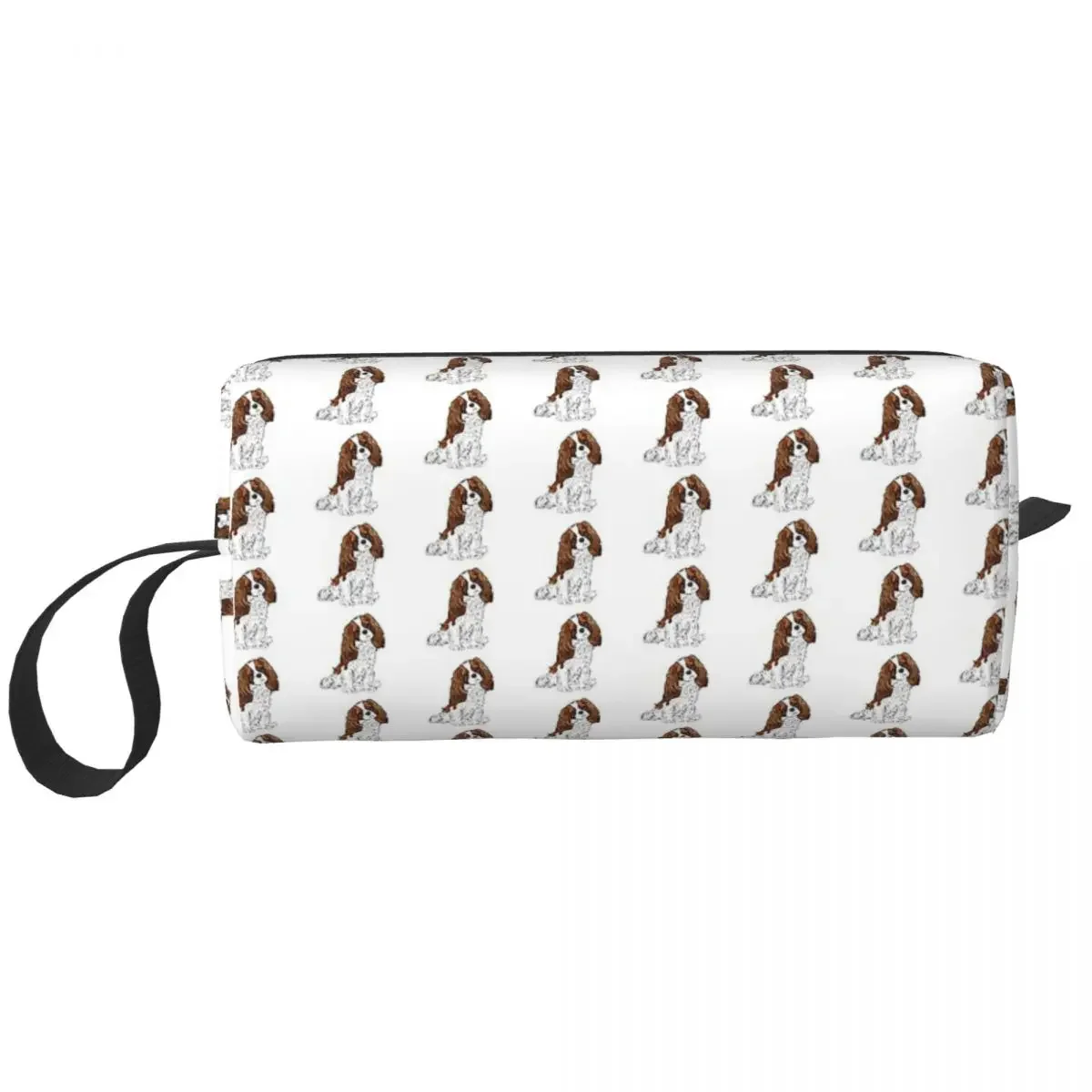 

Cavalier King Spaniel - Blenheim Makeup Bag Cosmetic Dopp Kit Toiletry Cosmetic Bag for Women Beauty Travel Pencil Case