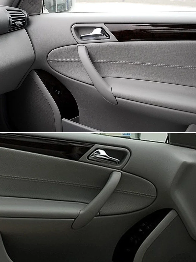 2 szt./4 szt. Zestaw klamek wewnętrznych drzwi przednich lewych i prawych do samochodu, zamiennik do Mercedes Benz W203 Klasy C Sedan 2000-2007 — 2