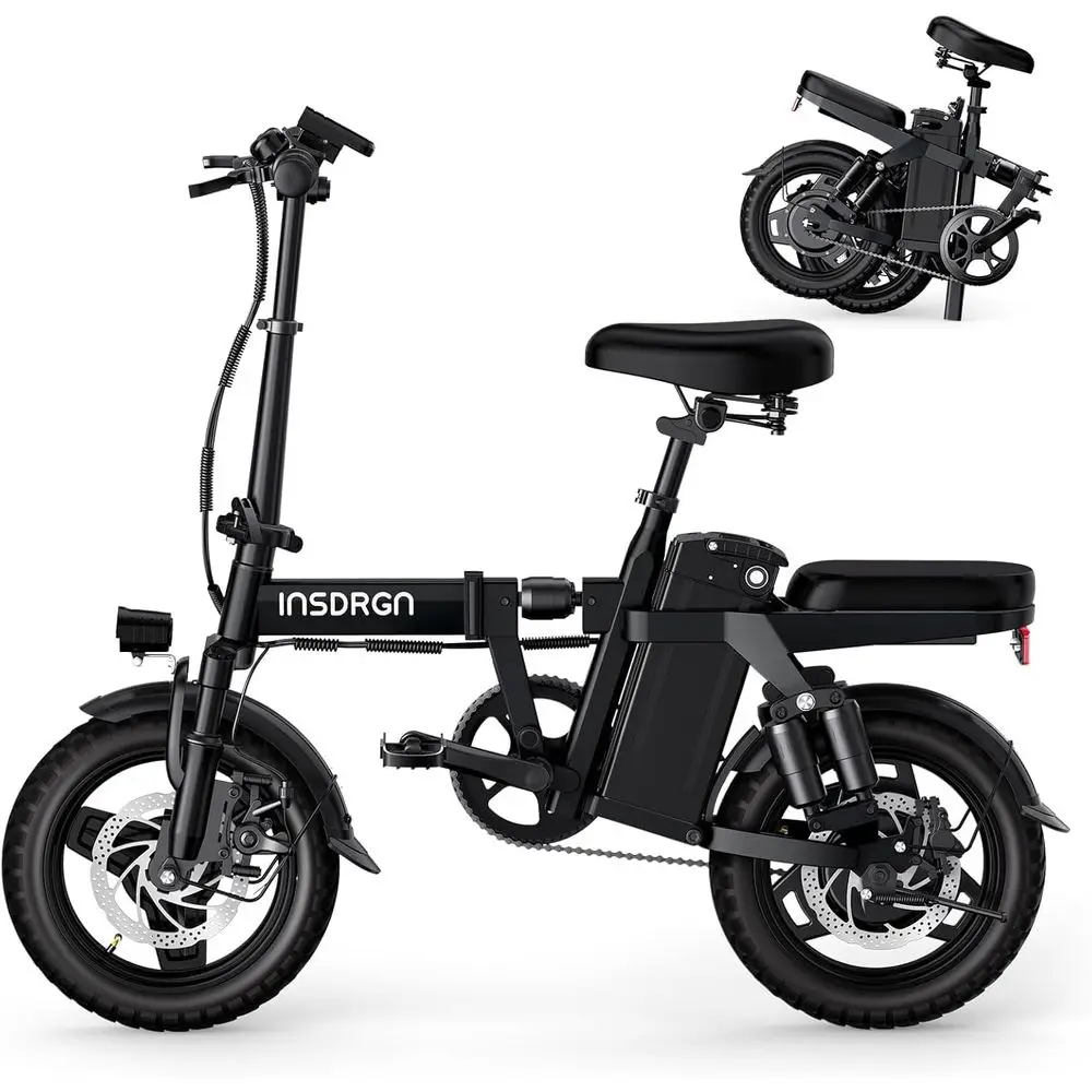 

14 Adult & Teen Electric Mountain Bike, 1500W Motor, 48V 768Wh Battery, 35-Mile Range, 20MPH, 9 Shocks, UL2849 Certified