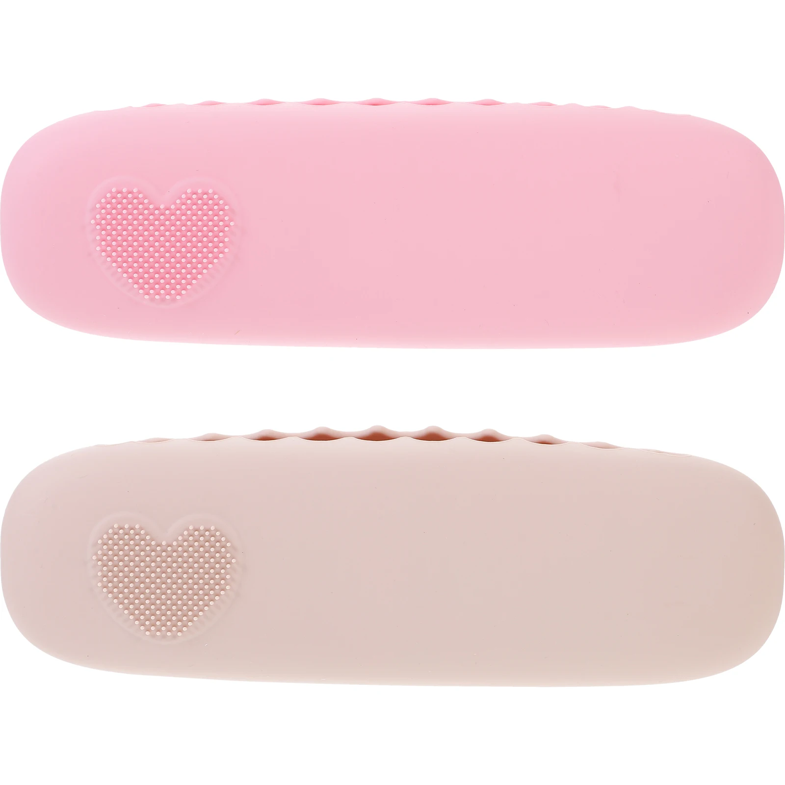 

2Pcs Silicone Brush Bag Portable Travel Makeup Brush Organizer Lightweight Compact Storage Case Travel Makeup Tool Bag