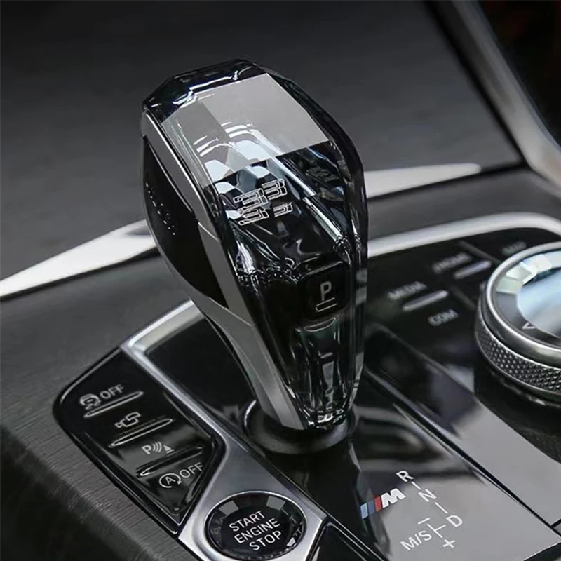 

X3 G01 G08 LED Crystal Handles Gear Shift Knob Lever Stick Head For BMW 1 2 3 4 5 6 7 Series X5 F15 G30 G38 Z4 G29 X3 F25 F12