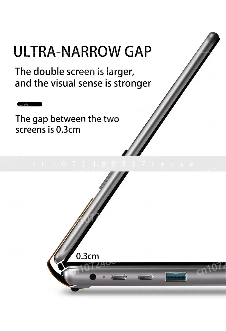 

Ноутбук-трансформер DS18 10.95 дюймов 2-в-1, процессор N100, Windows 11 Pro, 16 ГБ DDR4, 512 ГБ M.2 2280 SSD, WIFI6, BT5.2, игровой компьютер - 2-в-1, трансформируемый