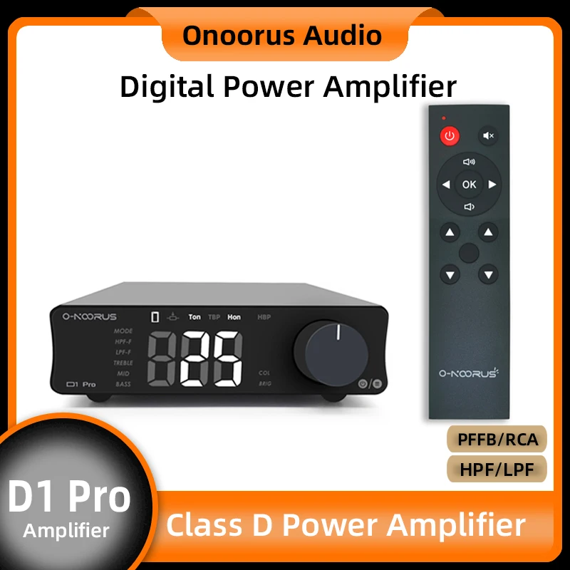 

O-NOORUS D1 P Класс D Настольный цифровой усилитель мощности PFFB Стереоусилитель Домашний кинотеатр LPF&HP